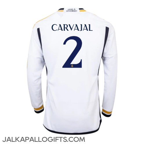 Real Madrid Daniel Carvajal #2 Kotipaita 2023-24 Pitkähihainen